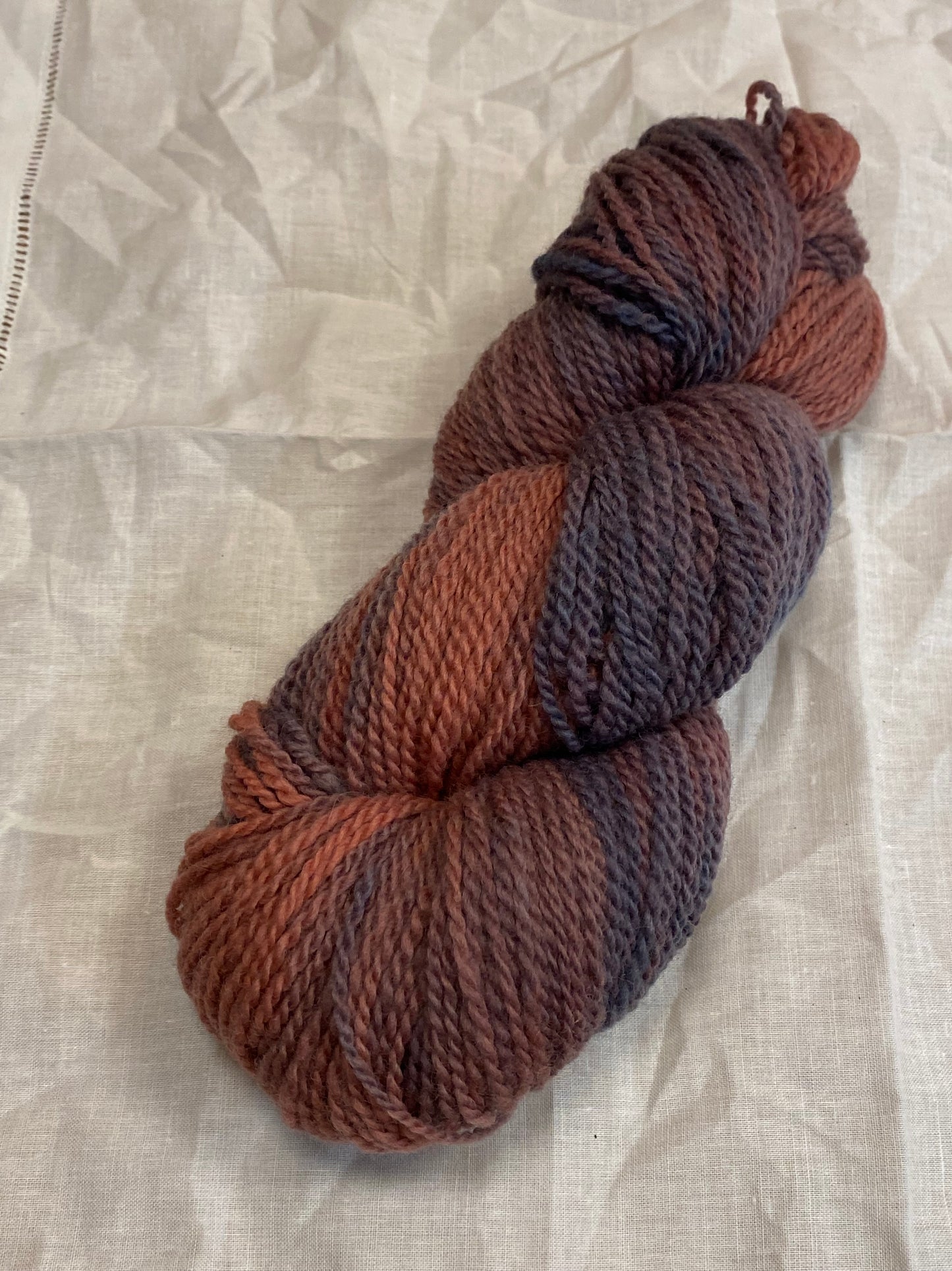 Montana Millspun Romney Yarn Naturally Dyed - Red/Purple/Blue