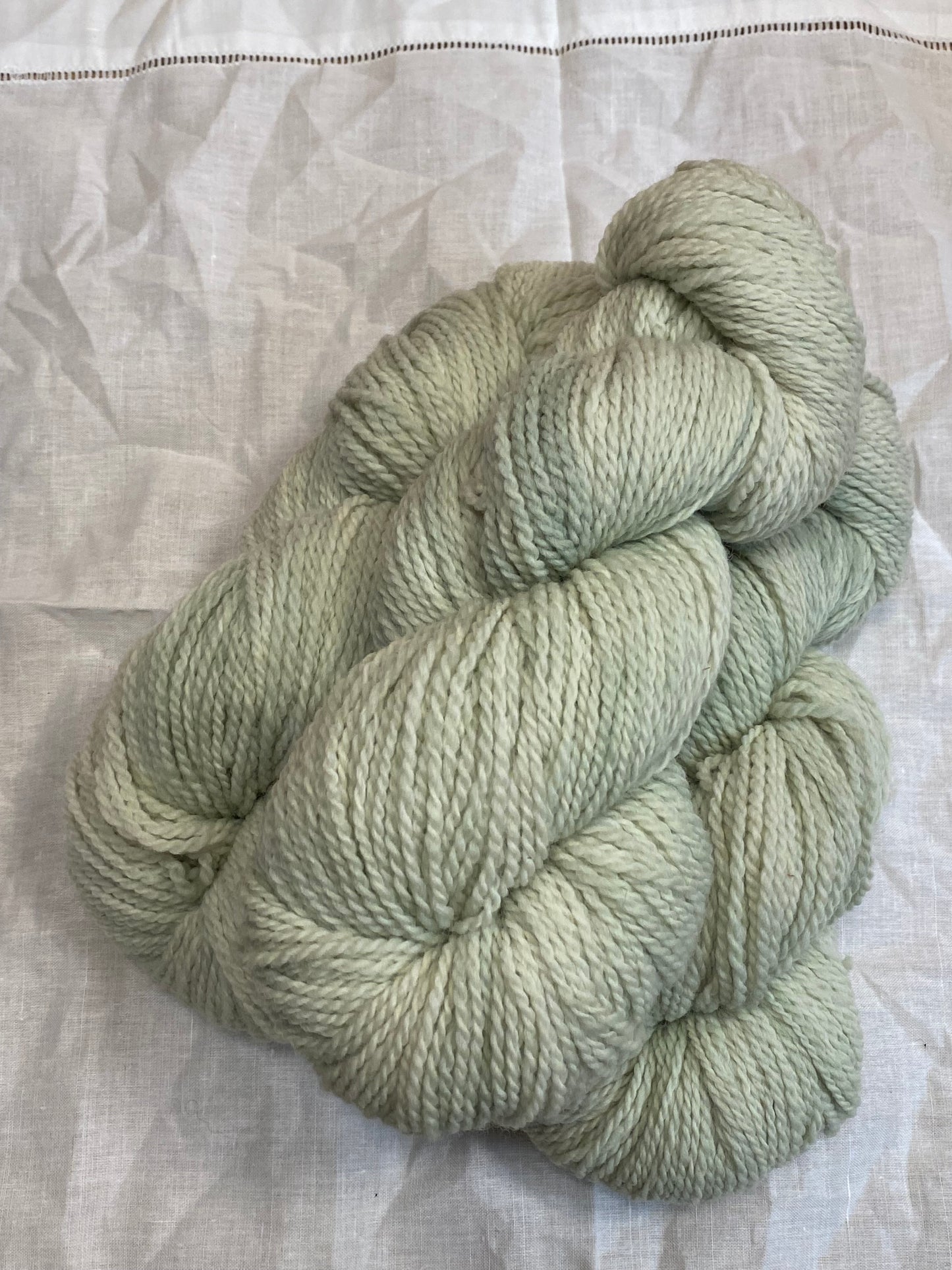 Montana Millspun Romney Yarn Naturally Dyed - Variegated Mint Green