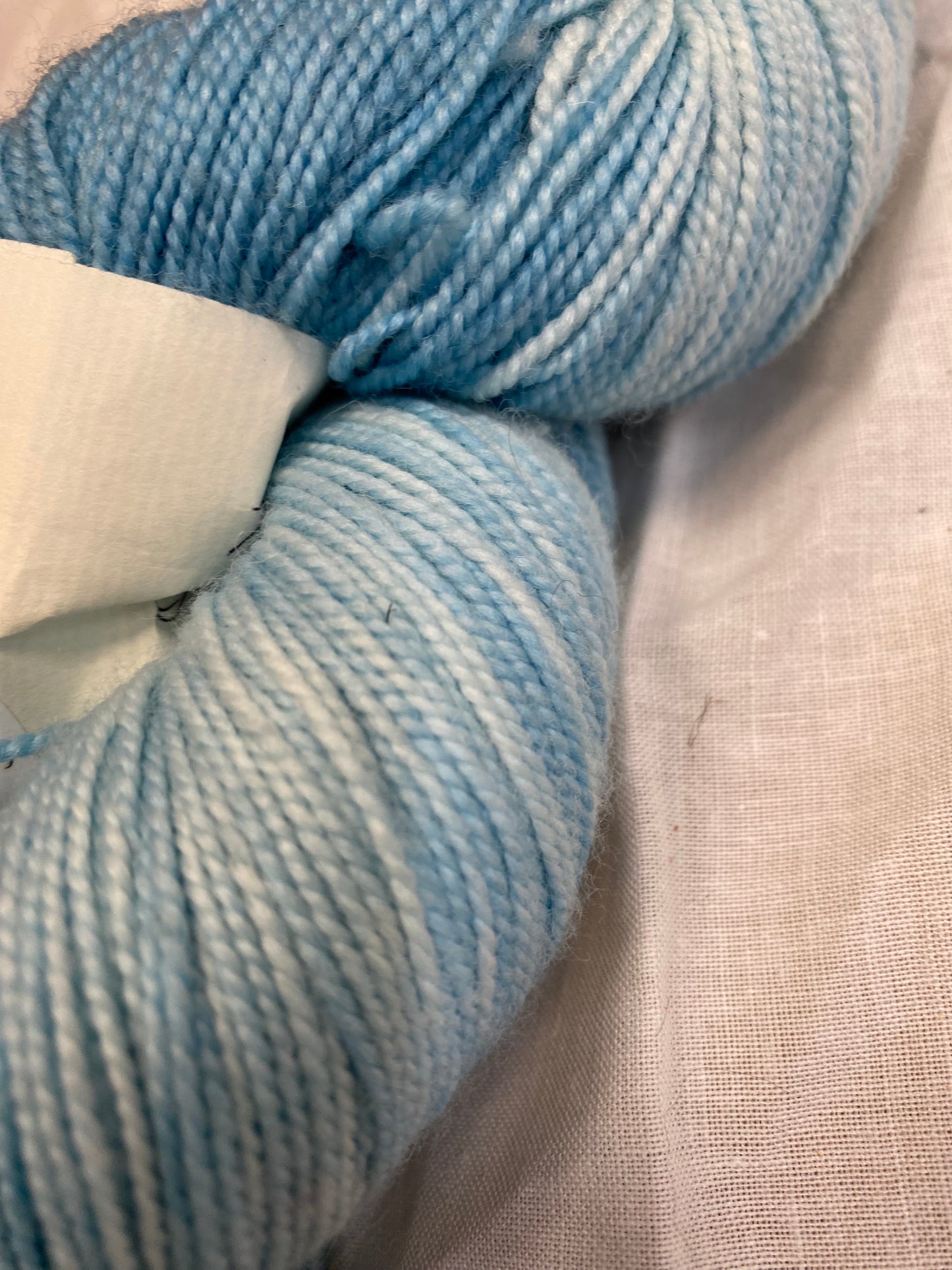Saxon Blue Indigo Dyed Fingering Weight Yarn