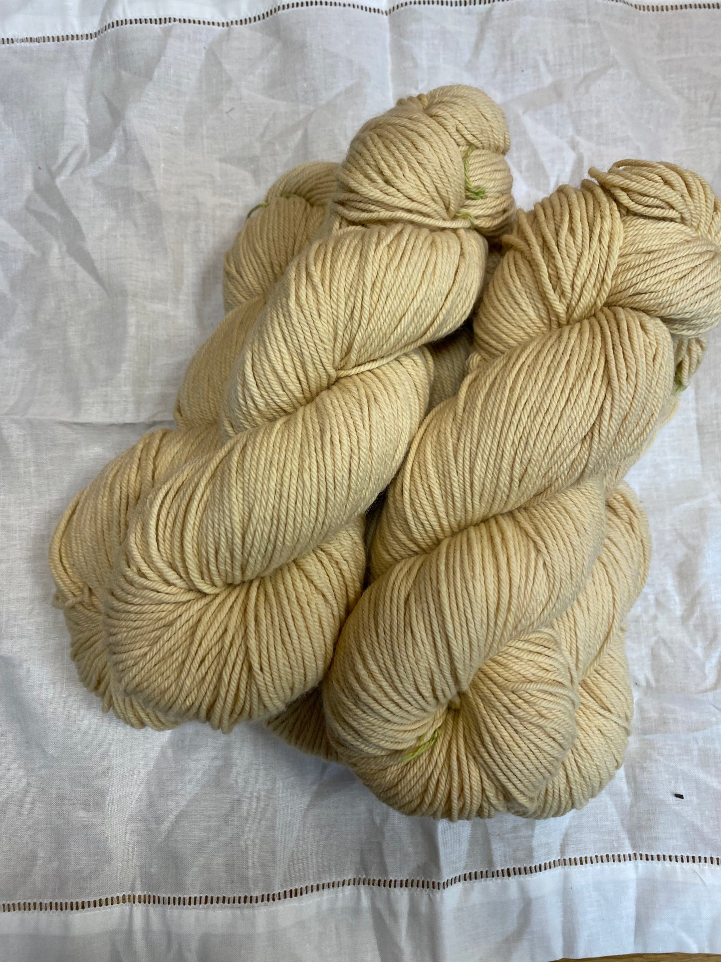 Merino Wool Worsted Weight Yarn - Yellow