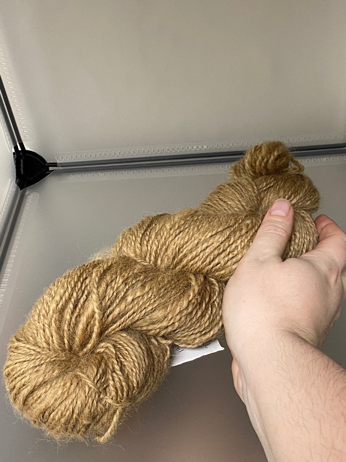 Local Eureka Montana Coopworth Handspun Yarn, Old Man’s Beard dyed