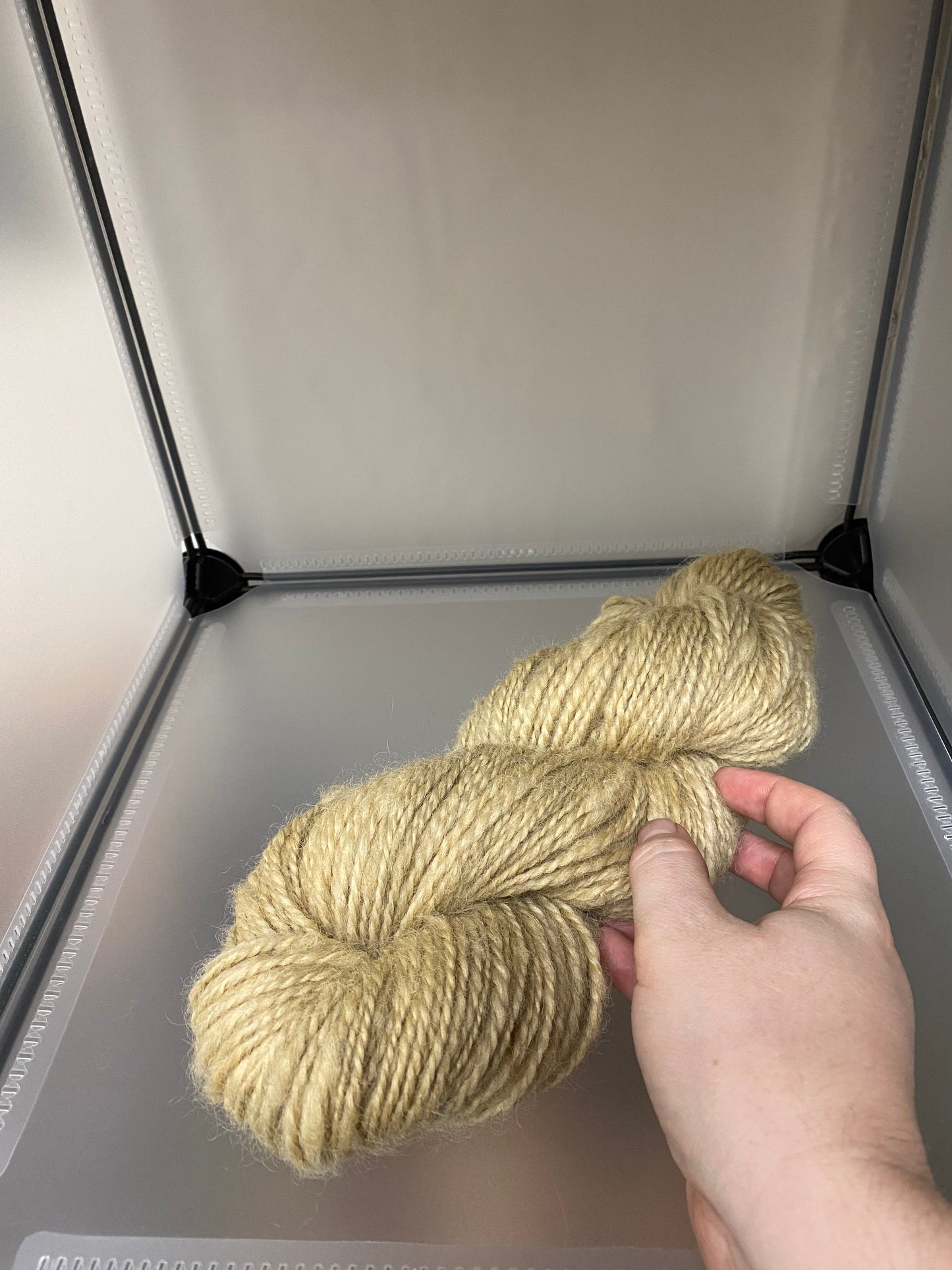 Local Eureka Montana Coopworth Handspun Yarn, Lungwort dyed