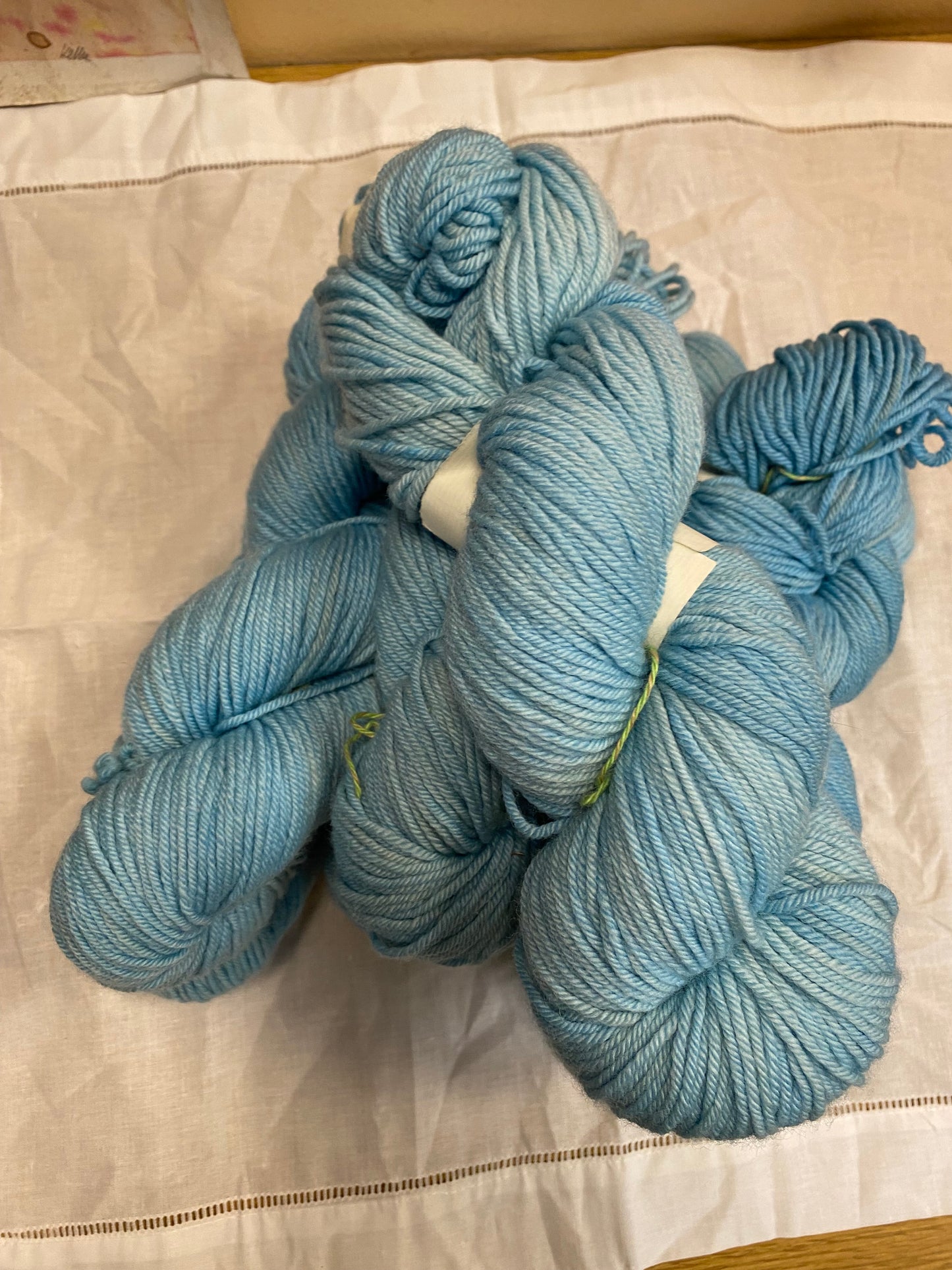 Merino Wool Worsted Weight Yarn -Saxon Blue Indigo